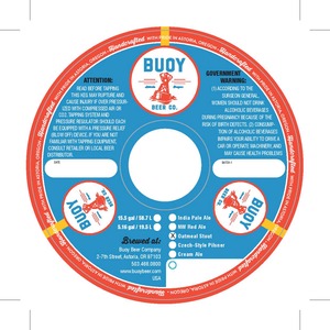 Buoy Beer Company Oatmeal Stout