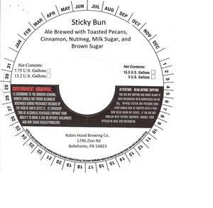 Robin Hood Brewing Co. Sticky Bun