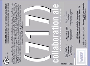 Troegs Brewing Company 717 Collaboration Ale