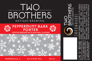 Two Brothers Artisan Brewing Peppermint Bark Porter