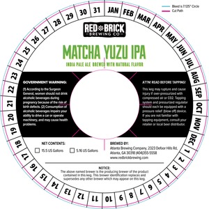 Red Brick Matcha Yuzu IPA