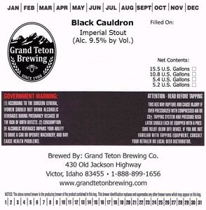 Grand Teton Brewing Company Black Cauldron