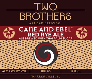 Two Brothers Brewing Company Cane & Ebel