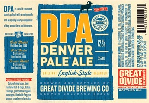 Great Divide Brewing Company Denver Pale Ale