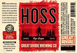 Great Divide Brewing Company Hoss Rye Lager