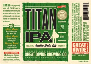 Great Divide Brewing Company Titan IPA