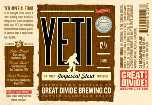 Great Divide Brewing Company Yeti