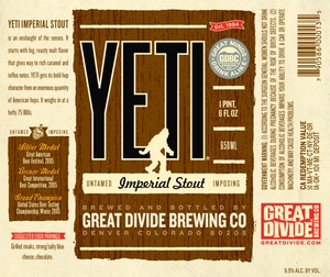 Great Divide Brewing Company Yeti