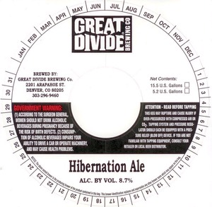 Great Divide Brewing Company Hibernation Ale