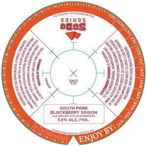 Pyramid Brewing Company South Park Blackberry Saison