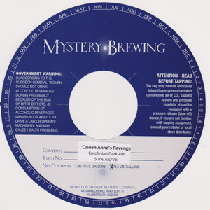 Mystery Brewing Company Queen Anne's Revenge