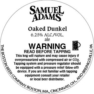 Samuel Adams Oaked Dunkel February 2015