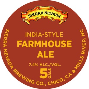 Sierra Nevada India-style Farmhouse Ale February 2015