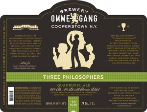 Ommegang Three Philosophers February 2015