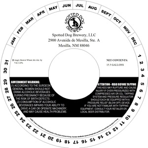 Spotted Dog Brewery Angry Beaver Wheat Ale