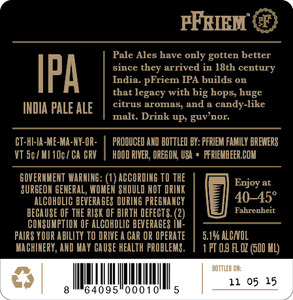 Pfriem Family Brewers India Pale Ale