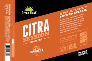 Green Flash Brewing Company Citra Session February 2015