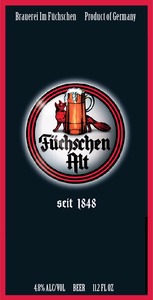 Brauerei Im FÜchschen Altbier February 2015