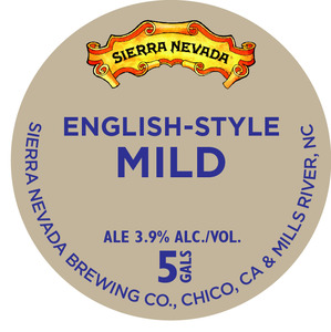 Sierra Nevada English-style Mild February 2015