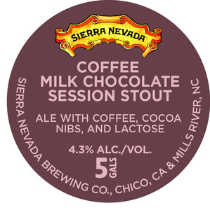 Sierra Nevada Coffee Milk Chocolate Session Stout February 2015