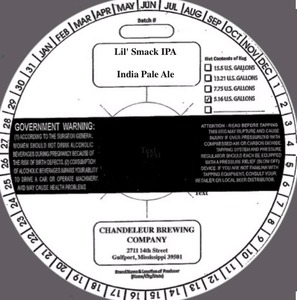 Chandeleur Brewing Company Lil Smack IPA
