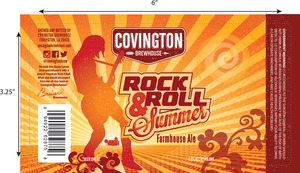 Covington Brewhouse LLC Rock & Roll Summer Farmhouse Ale