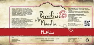 Birrificio Maiella Matthias February 2015