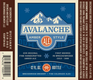 Breckenridge Brewery Avalanche Amber Ale