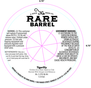 The Rare Barrel Tigerlily February 2015