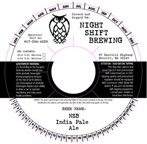 Nsb India Pale Ale February 2015