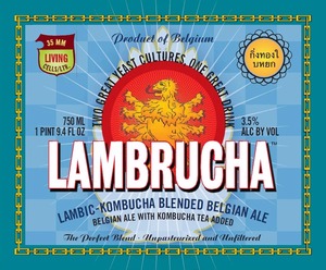 Lambrucha Lambic-kombucha Blended Belgian Ale