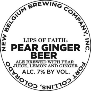 Lips Of Faith Pear Ginger Beer February 2015