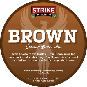 Strike Brewing Comapny Brown