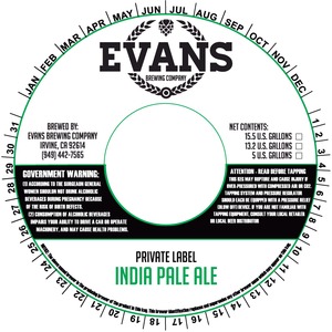 Private Label India Pale Ale February 2015