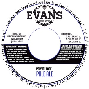 Private Label Pale Ale February 2015