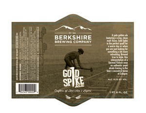 Berkshire Brewing Company Gold Spike