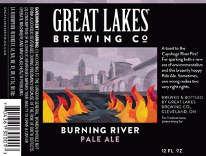 The Great Lakes Brewing Co. Burning River February 2015