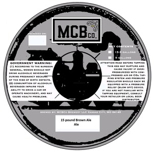 Mcbco 15 Pound Brown Ale