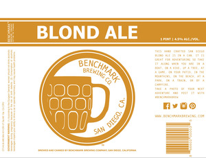 Benchmark Brewing Company Blond