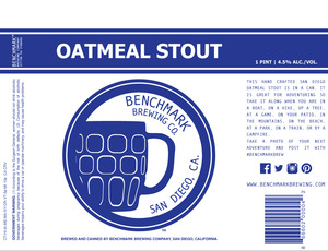 Benchmark Brewing Company Oatmeal Stout February 2015