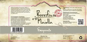 Birrificio Maiella Emigrante February 2015