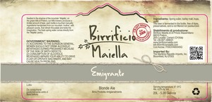 Birrificio Maiella Emigrante February 2015