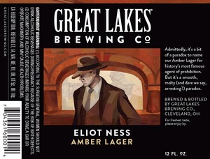 The Great Lakes Brewing Co. Eliot Ness