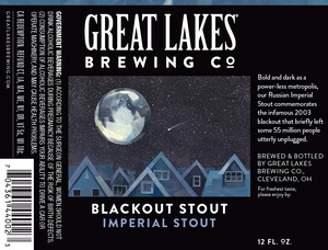 The Great Lakes Brewing Co. Blackout