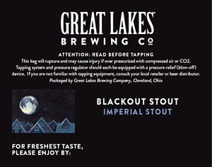 The Great Lakes Brewing Co. Blackout February 2015