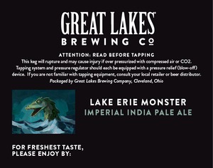 The Great Lakes Brewing Co. Lake Erie Monster February 2015