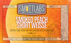 Smuttlabs Smoked Peach Short Weisse February 2015