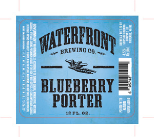 Waterfront Brewing Co. Blueberry Porter February 2015
