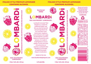 Lombardi Red Raspberry Lemonade