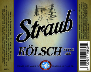 Straub Kolsch Style Ale 